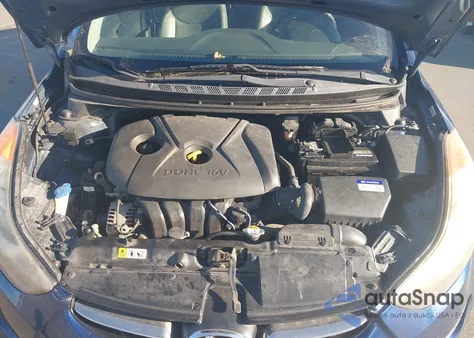 2013 Hyundai Elantra Limited из США, поврежденный, VIN KMHDH4AE8DU715372